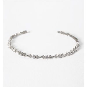 Amy O. Bridal Aria Floral Crystal Headband